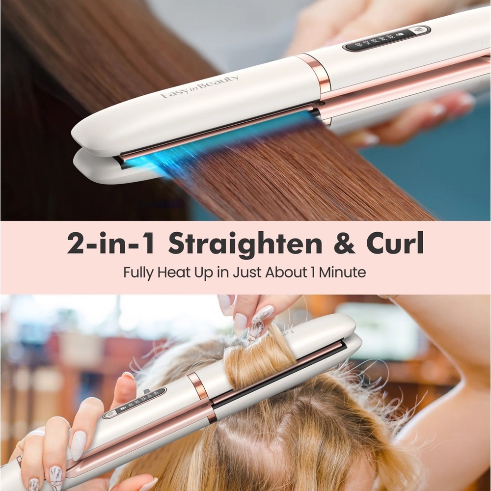 Easy in beauty 2 in 1 flat iron